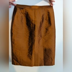 Gracie Silk Pencil Skirt